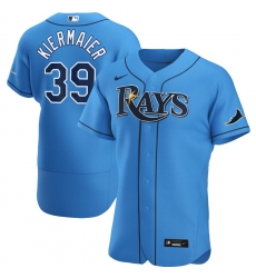 Men Tampa Bay Rays 39 Kevin Kiermaier Men Nike Light Blue Alternate 2020 Flex Base Player MLB Jersey