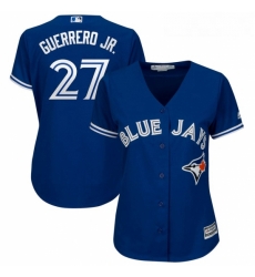 Womens Toronto Blue Jays Vladimir Guerrero Jr Majestic Royal Cool Base Player Jersey 