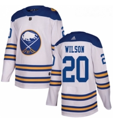 Youth Adidas Buffalo Sabres 20 Scott Wilson Authentic White 2018 Winter Classic NHL Jersey 