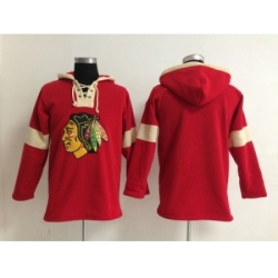 NHL chicago blackhawks blank red jerseys[pullover hooded sweatshirt]