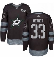 Mens Adidas Dallas Stars 33 Marc Methot Authentic Black 1917 2017 100th Anniversary NHL Jersey 