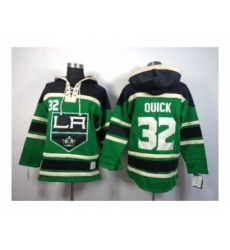 NHL Jerseys Los Angeles Kings #32 Quick green[pullover hooded sweatshirt]