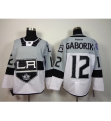 NHL Los Angeles Kings #12 Gaborik stadium white-grey jerseys