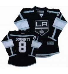 Youth Los Angeles kings #8 Drew Doughty black Jerseys