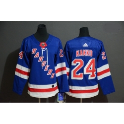 Rangers 24 Kaapo Kakko Blue Adidas Jersey