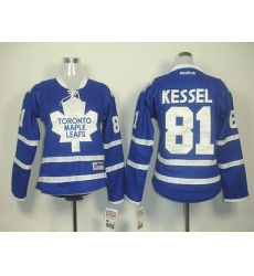 Women Toronto Maple Leafs #81 Phil Kessel BLUE Jersey