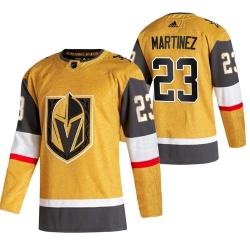 Vegas Golden Knights 23 Alec Martinez 2020 21 Men Gold Alternate Jersey