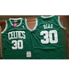 Men Boston Celtis Len Bias Green Hardwood Classic Mitchell Ness Jersey