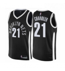 Youth Brooklyn Nets 21 Wilson Chandler Swingman Black Basketball Jersey City Edition 