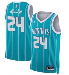 Men Charlotte Hornets Brandon Miller #24 City Edition Stitched NBA Jersey