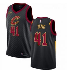 Womens Nike Cleveland Cavaliers 41 Ante Zizic Authentic Black NBA Jersey Statement Edition 