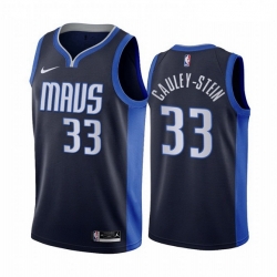 Men Dallas Mavericks 33 Willie Cauley Stein Navy NBA Swingman 2020 21 Earned Edition Jerse