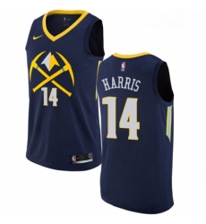 Womens Nike Denver Nuggets 14 Gary Harris Swingman Navy Blue NBA Jersey City Edition