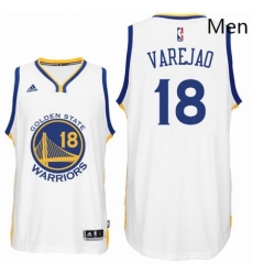 Golden State Warriors 18 Anderson Varejao New Swingman Home White Jersey 