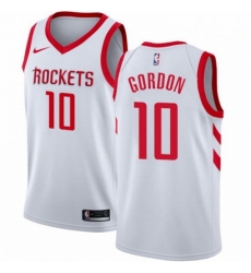 Mens Nike Houston Rockets 10 Eric Gordon Swingman White Home NBA Jersey Association Edition