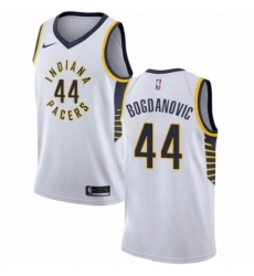 Youth Nike Indiana Pacers 44 Bojan Bogdanovic Authentic White NBA Jersey Association Edition 