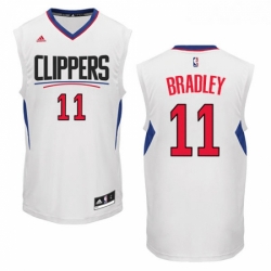 Womens Adidas Los Angeles Clippers 11 Avery Bradley Authentic White Home NBA Jersey 