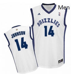 Mens Adidas Memphis Grizzlies 14 Brice Johnson Swingman White Home NBA Jersey 