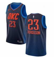 Womens Nike Oklahoma City Thunder 23 Terrance Ferguson Authentic Navy Blue NBA Jersey Statement Edition 