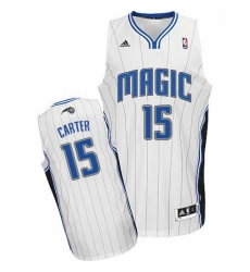 Mens Adidas Orlando Magic 15 Vince Carter Swingman White Home NBA Jersey