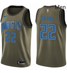 Mens Nike Orlando Magic 22 Jerian Grant Swingman White NBA Jersey Association Edition 