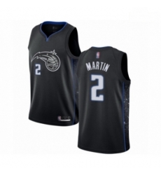 Mens Orlando Magic 2 Jarell Martin Authentic Black Basketball Jersey City Edition 