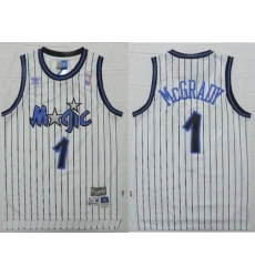 Nike NBA Orlando Magic 1 Tracy McGrady White Throwback Swingman Jersey