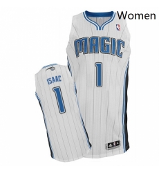 Womens Adidas Orlando Magic 1 Jonathan Isaac Authentic White Home NBA Jersey