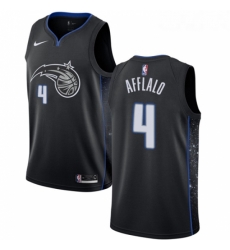 Womens Nike Orlando Magic 4 Arron Afflalo Swingman Black NBA Jersey City Edition 