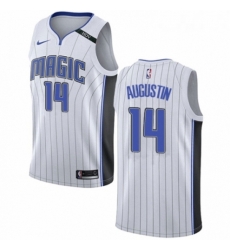 Youth Nike Orlando Magic 14 DJ Augustin Authentic NBA Jersey Association Edition