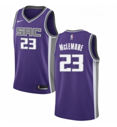 Mens Nike Sacramento Kings 23 Ben McLemore Swingman Purple NBA Jersey Icon Edition 