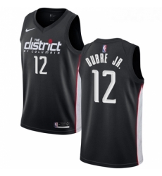 Womens Nike Washington Wizards 12 Kelly Oubre Jr Swingman Black NBA Jersey City Editionn