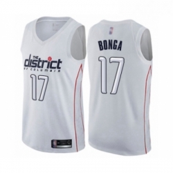 Womens Washington Wizards 17 Isaac Bonga Swingman White Basketball Jersey City Edition 