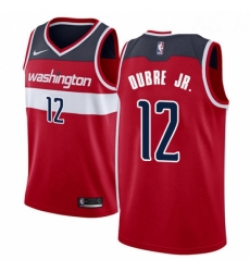 Youth Nike Washington Wizards 12 Kelly Oubre Jr Swingman Red Road NBA Jersey Icon Edition