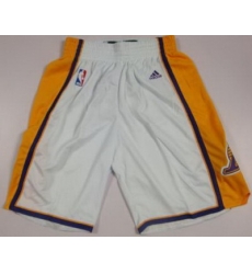 Los Angeles Lakers White Revolution 30 Swingman NBA Shorts