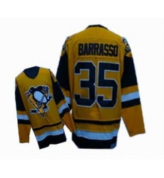 Pittsburgh Penguins 35 Borrasso Yellow Jerseys Throwback