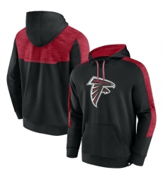 Men Atlanta Falcons Black Defender Evo Pullover Hoodie