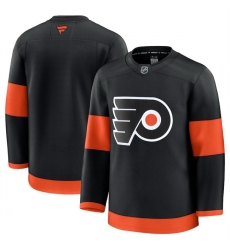 Men Philadelphia Flyers Blank Black 2024 25 Alternate Stitched Hockey Jersey