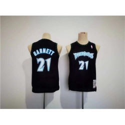 Youth Minnesota Timberwolves 21 Kevin Garnett Stitched Jersey