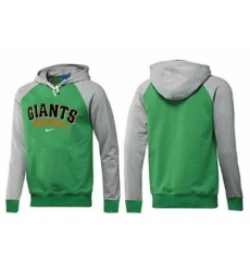 MLB Men Nike San Francisco Giants Pullover Hoodie GreenGrey