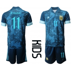 Kids Argentina Short Soccer Jerseys 016