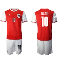 Mens Austria Short Soccer Jerseys 009