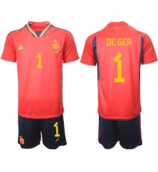 Men FIFA 2022 Spain Soccer Jersey 022