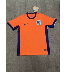 Nethland Uruguay 2024 Soccer Jersey Orange Home