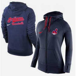 Cleveland Indians Women Hoody 003