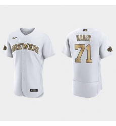 Men Josh Hader Milwaukee Brewers 2022 Mlb All Star Game Authentic White Jersey